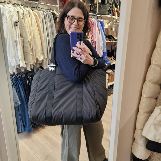 Ted Baker Black Padded Oversized Bag