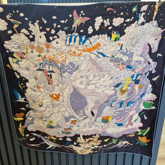 Hermès Silk Scarf, 90 x 90