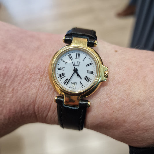 Dunhill Gold Plated and Stainless Steel Watch