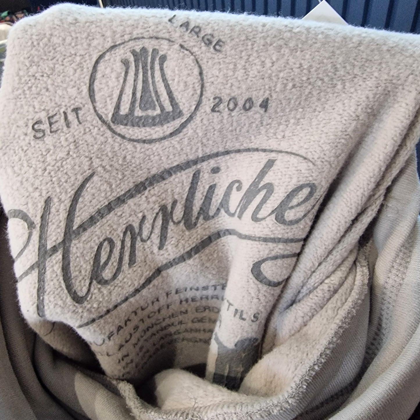 Herrlicher Taupe Sweatshirt  - Large