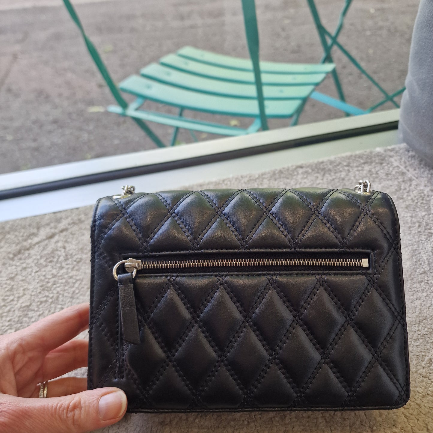 Mulberry Black Quilted Bag