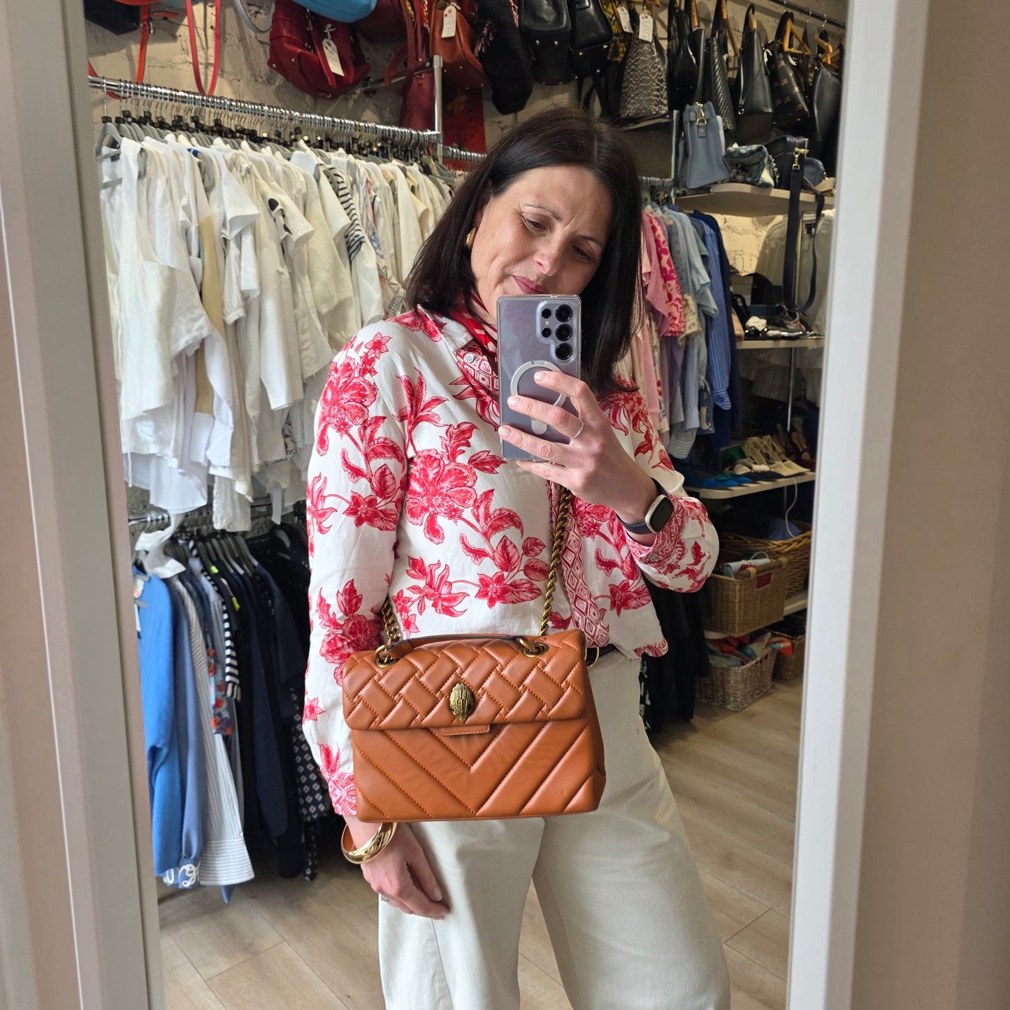 Kurt Geiger Kensington Tan Bag - Medium