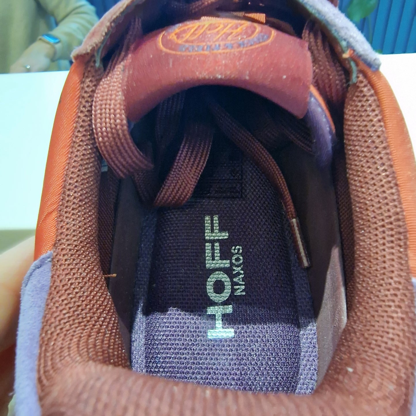 Hoss 'Naxos' Maroon and Orange Trainers - 4