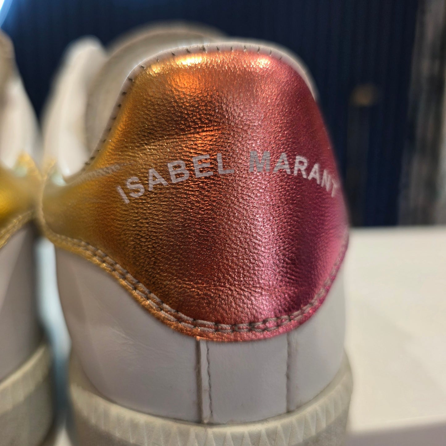 Isabel Marant White Beth Trainers  - 39