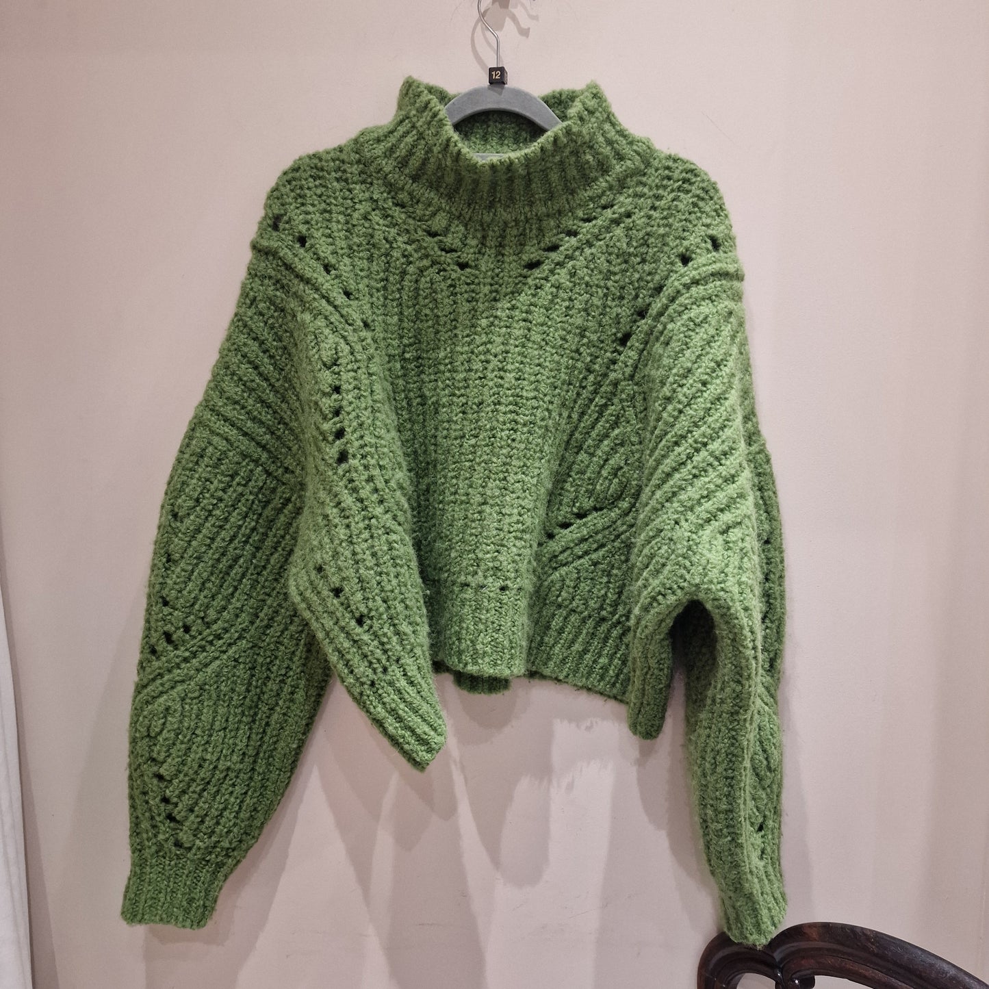 Isabel Marant Farran Wool Sweater, Peridot Green - 12/14