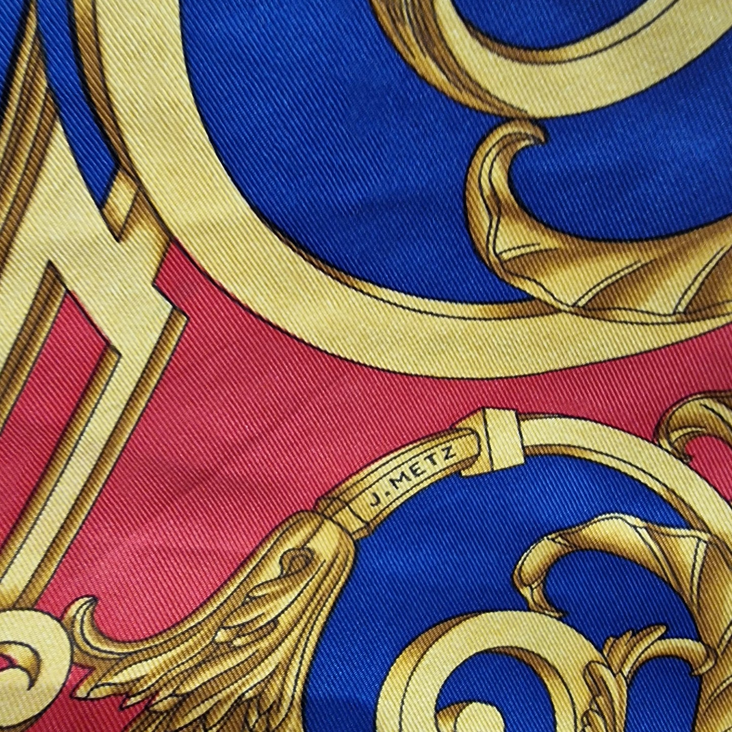 Hermès Les Tuileries Silk Scarf