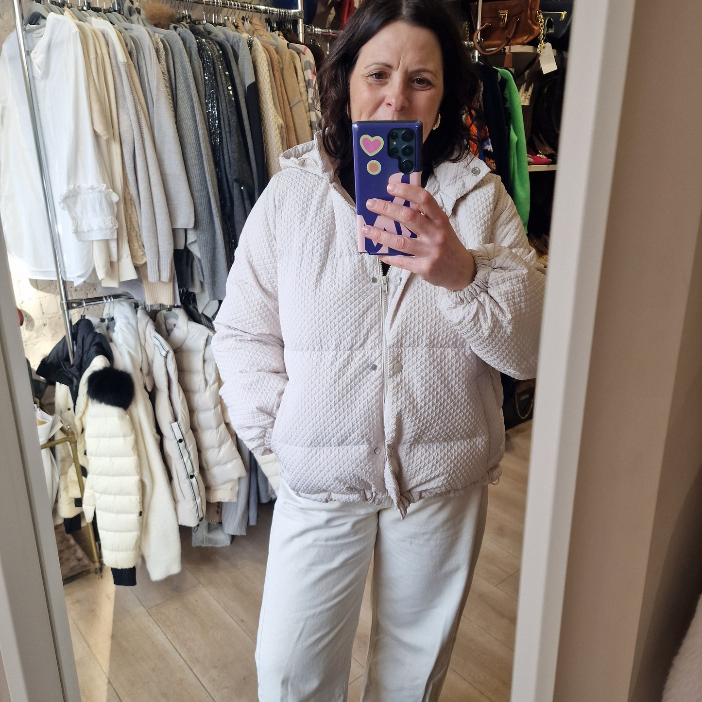 Masai Taupe Padded Jacket - 10