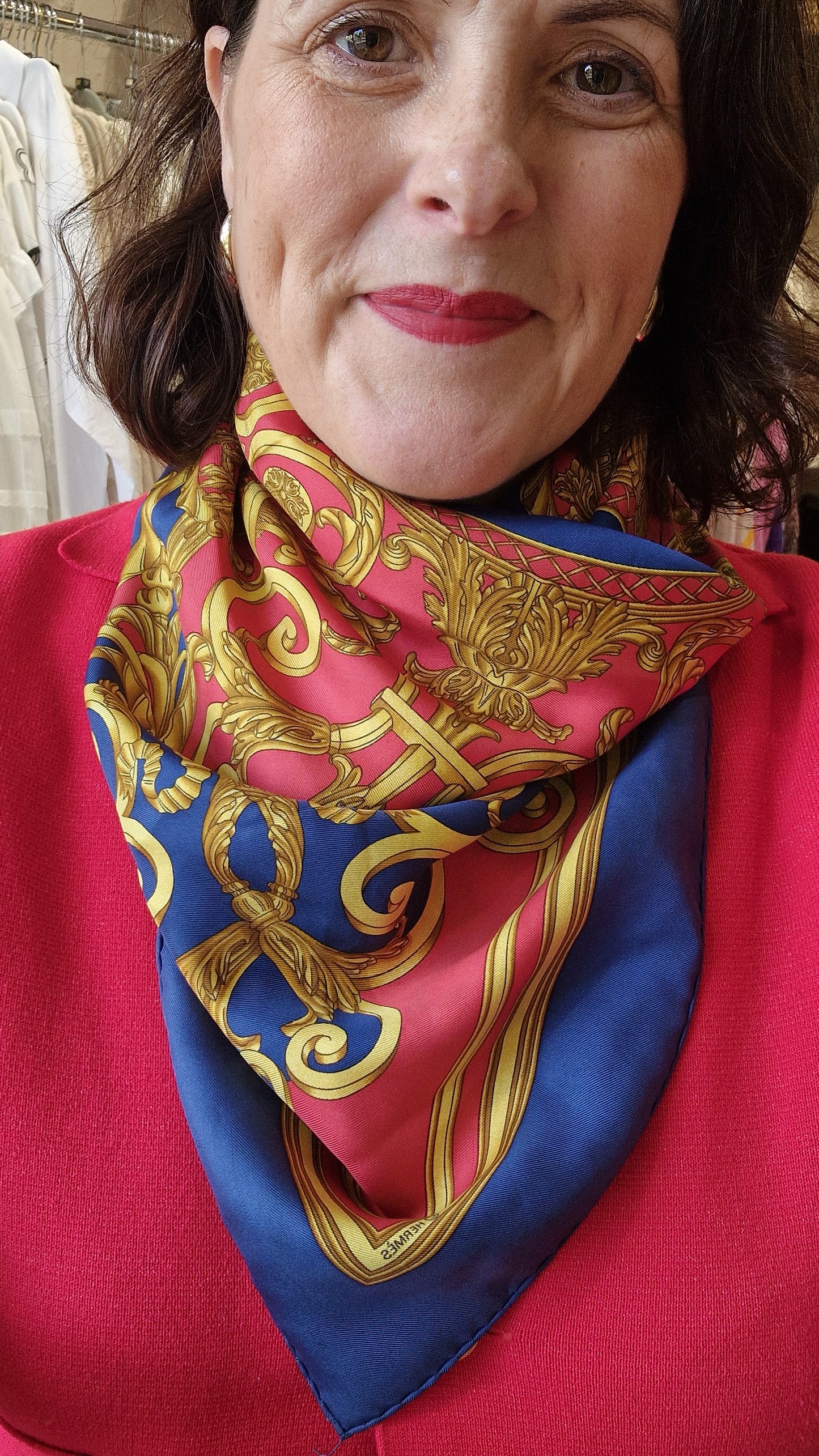 Hermès Les Tuileries Silk Scarf