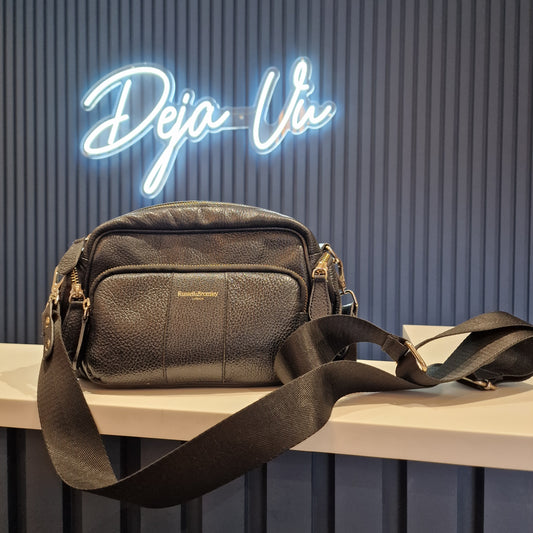 Russell and Bromley Black 'Snapshot' Crossbody Bag