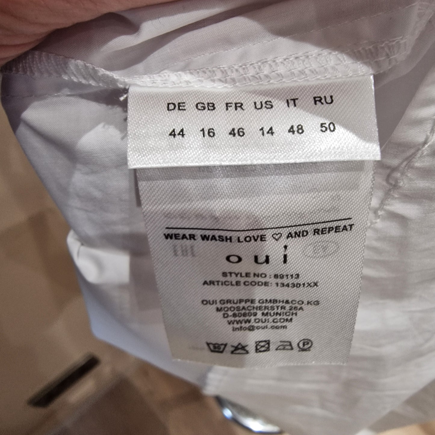 Oui White Blouse - 16