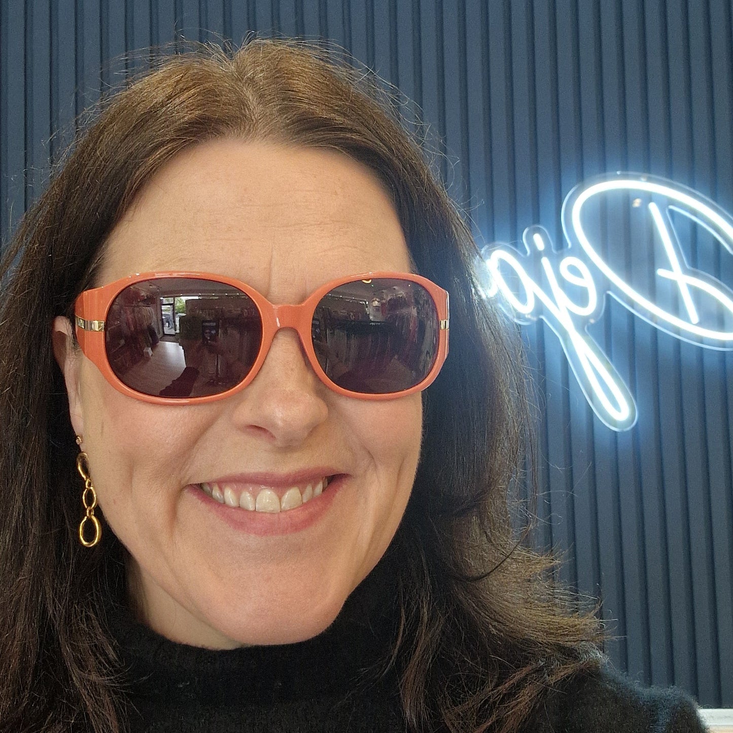 DKNY Orange Sunglasses