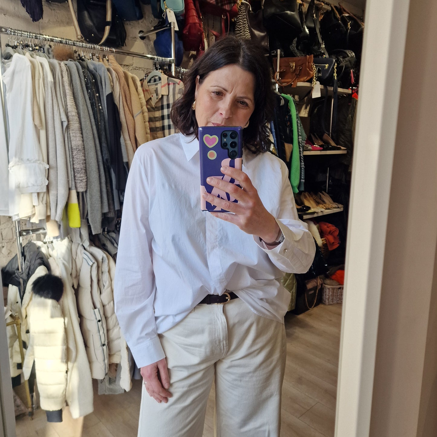 Oui White Blouse - 16