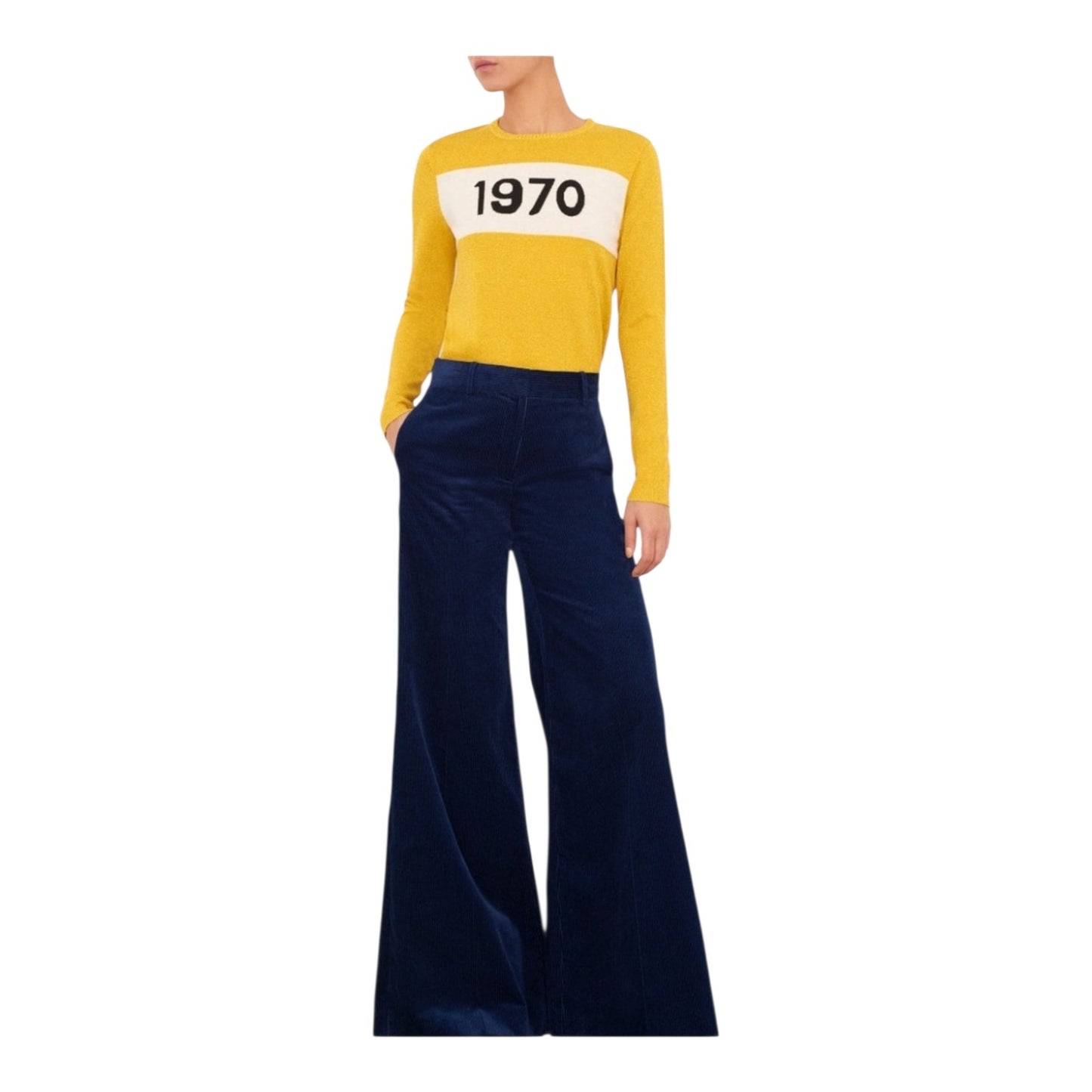 Bella Freud Citrus Sparkle Sweater- M