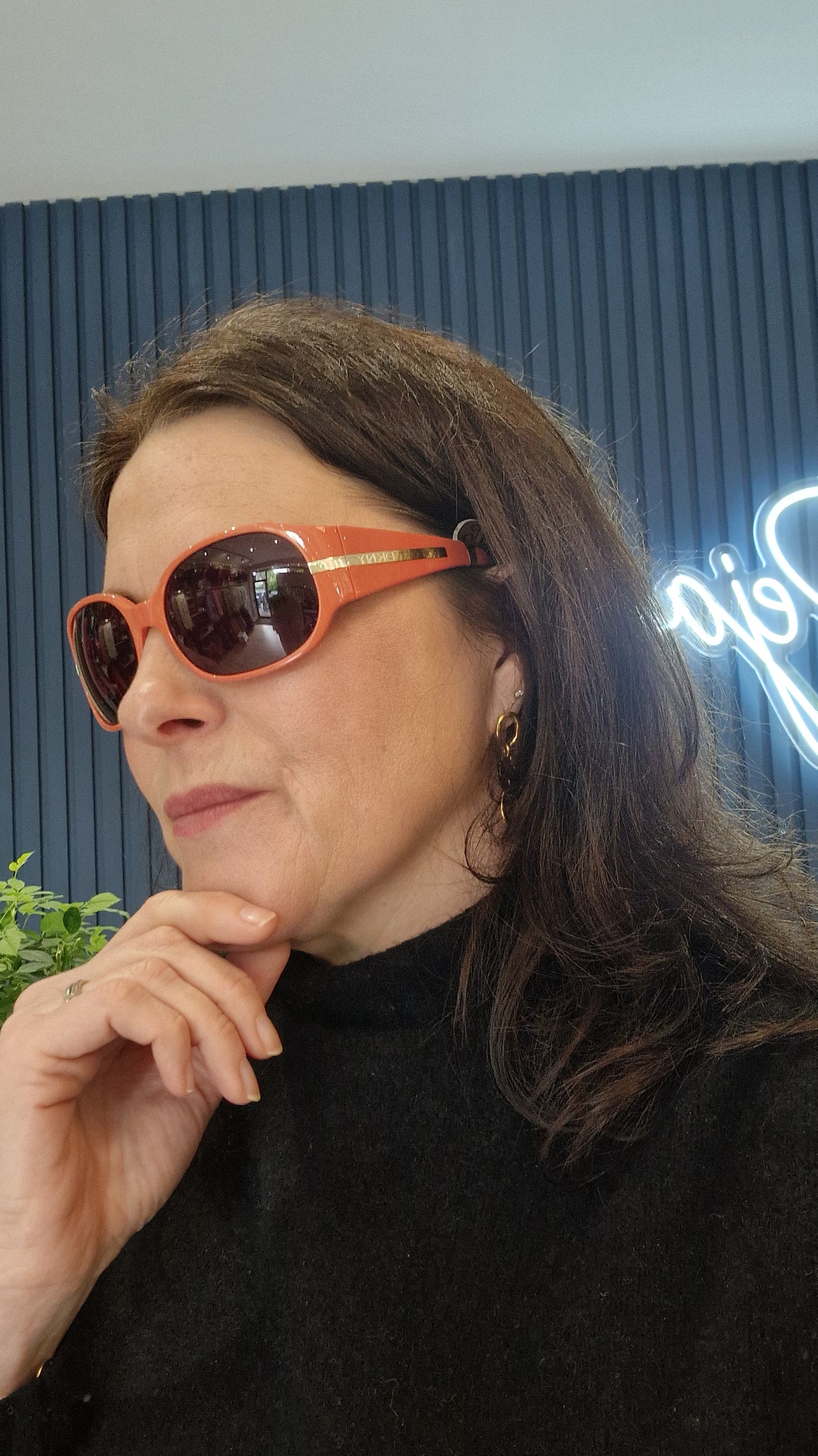 DKNY Orange Sunglasses