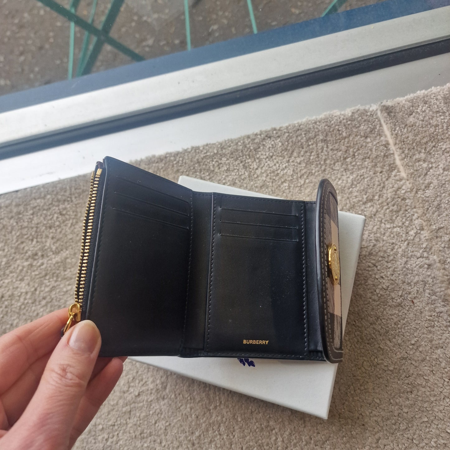 Burberry Small Check Wallet