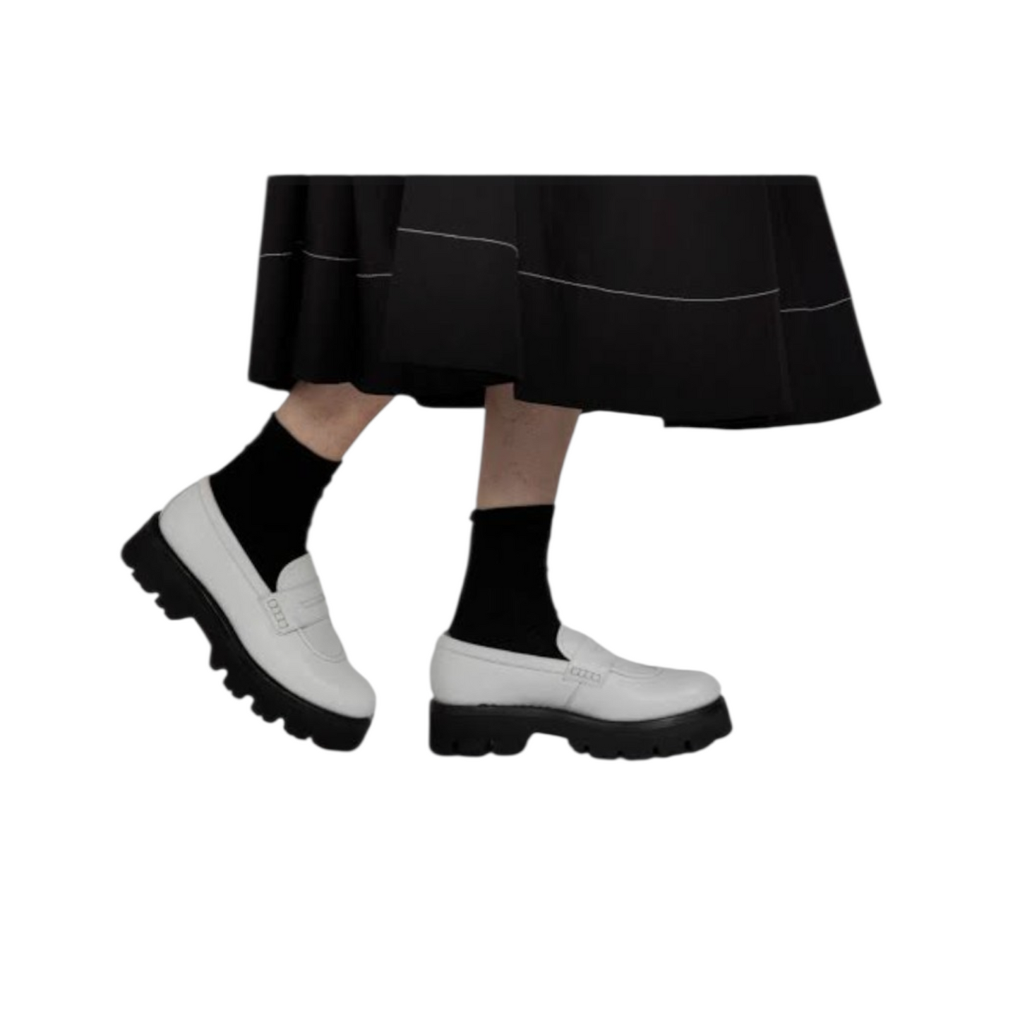 Grenson Hattie White Chunky  Loafers - 6
