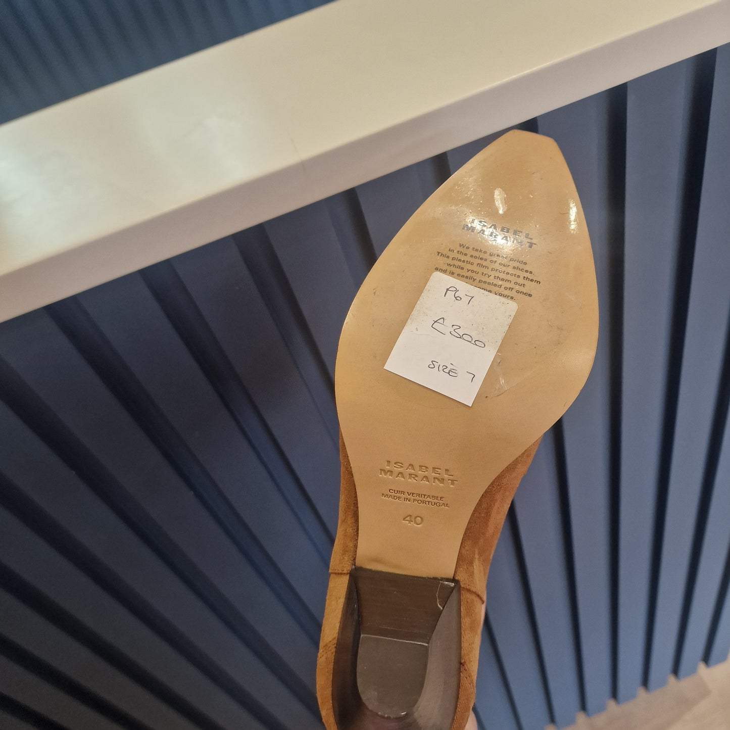 Isabel Marant Darizo Tan Suede Boots - 40/7