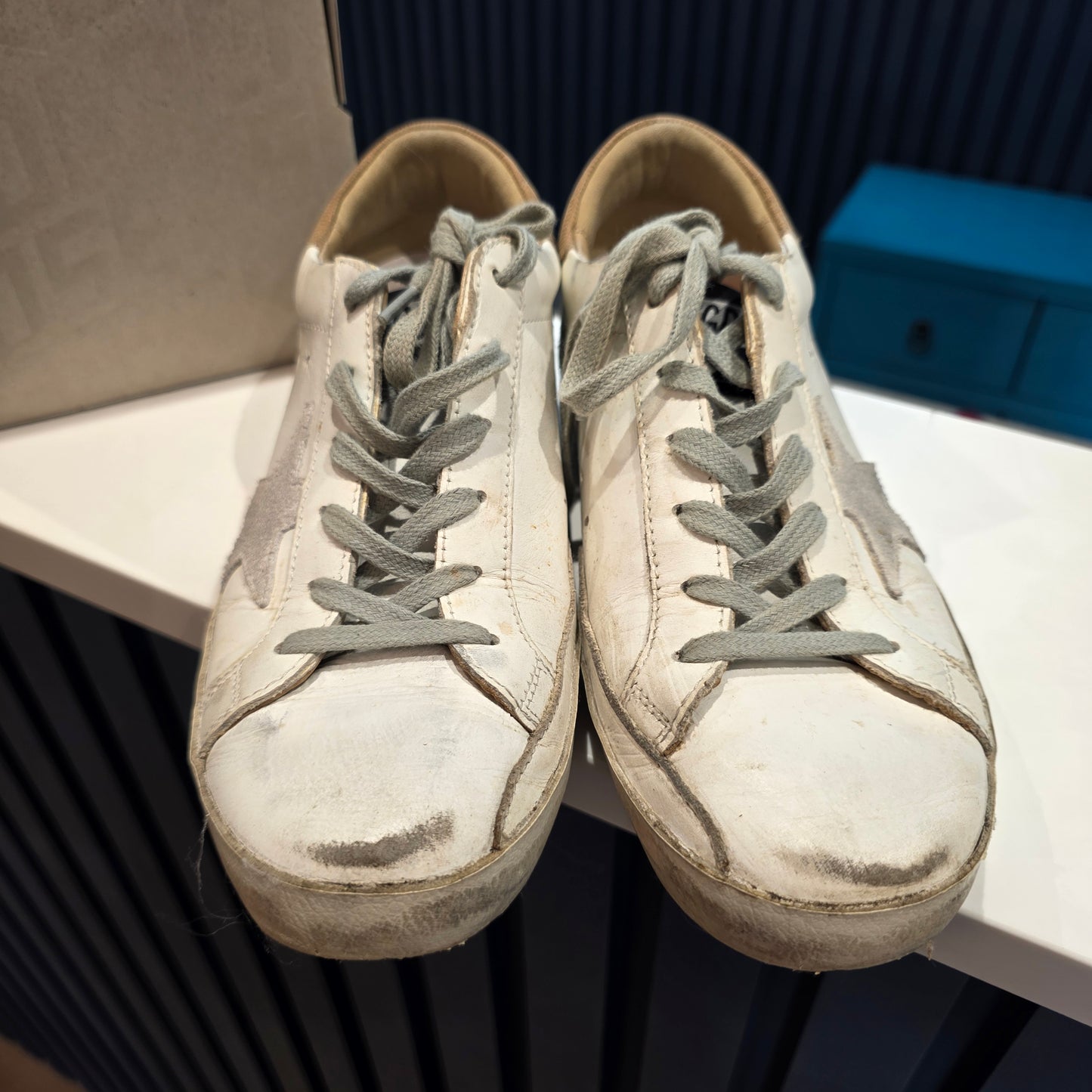 Golden Goose Superstar White/Tan - 38/5