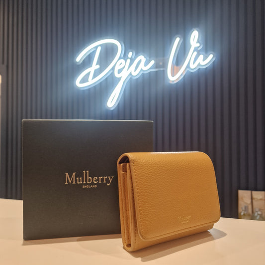 Mulberry Continental Wallet Gold