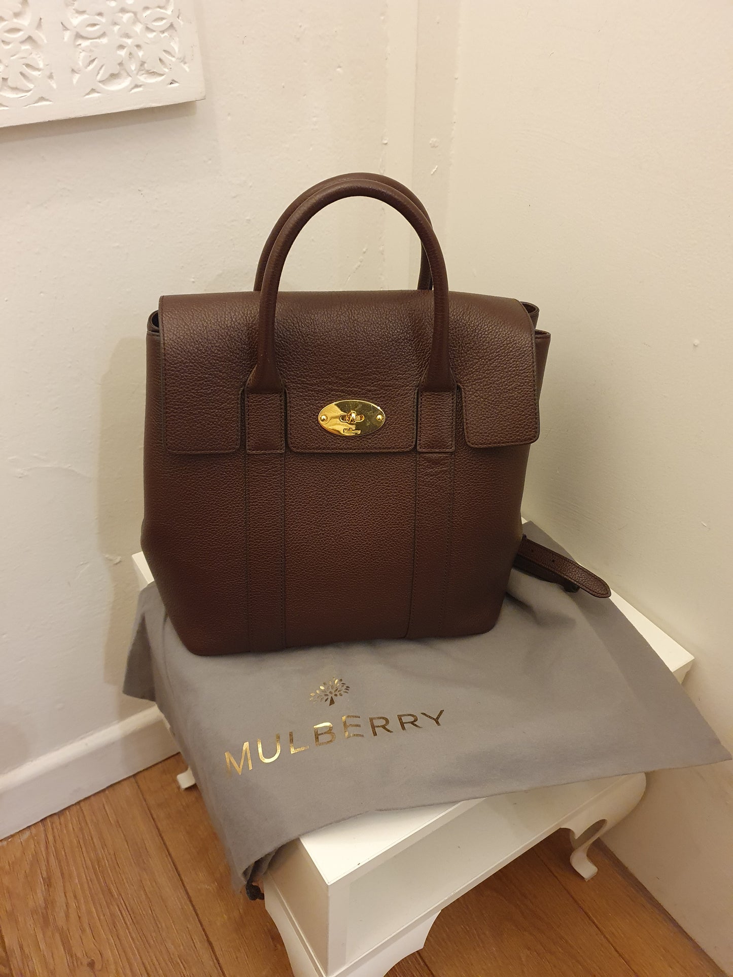 Mulberry Bayswater Backpack in Ox Blood