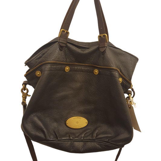 Mulberry Mitzy Hobo bag, black and chocolate brown
