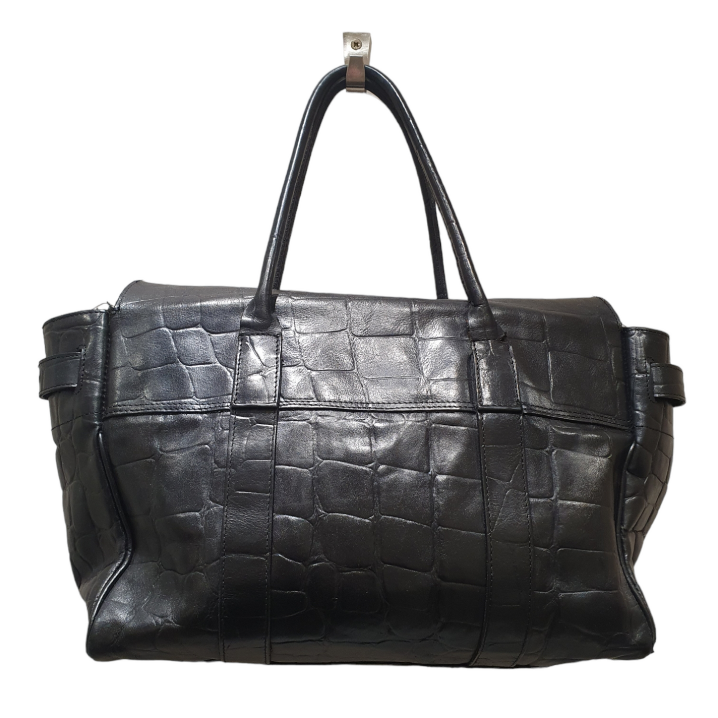 Mulberry Bayswater black, textured leather, vintage