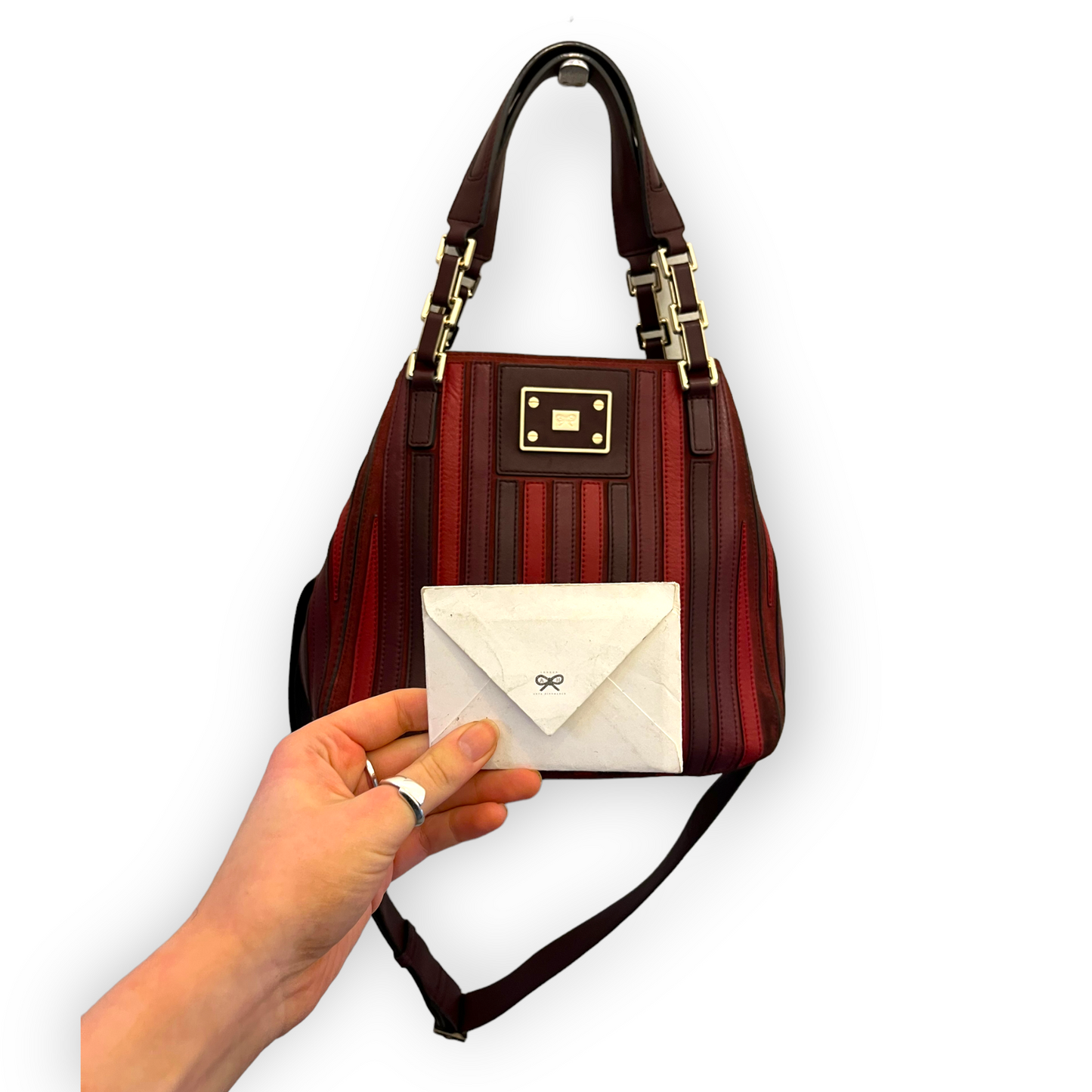 Anya Hindmarch Red Belvedere Bag