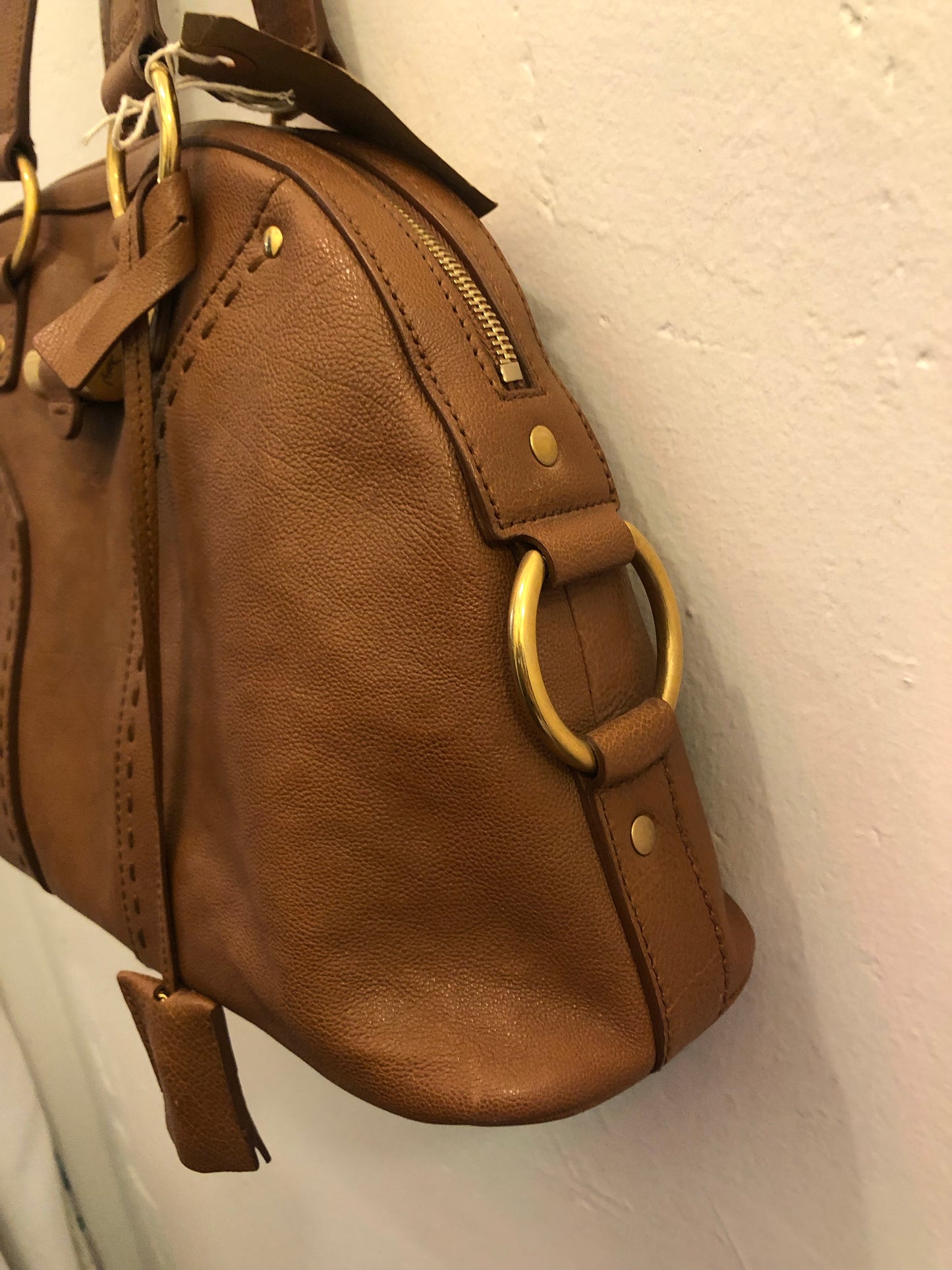 YSL ‘Muse’ Brown Leather Bag