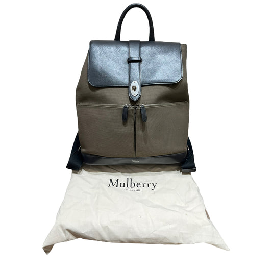 Mulberry Khaki and Black 'Reston' Backpack