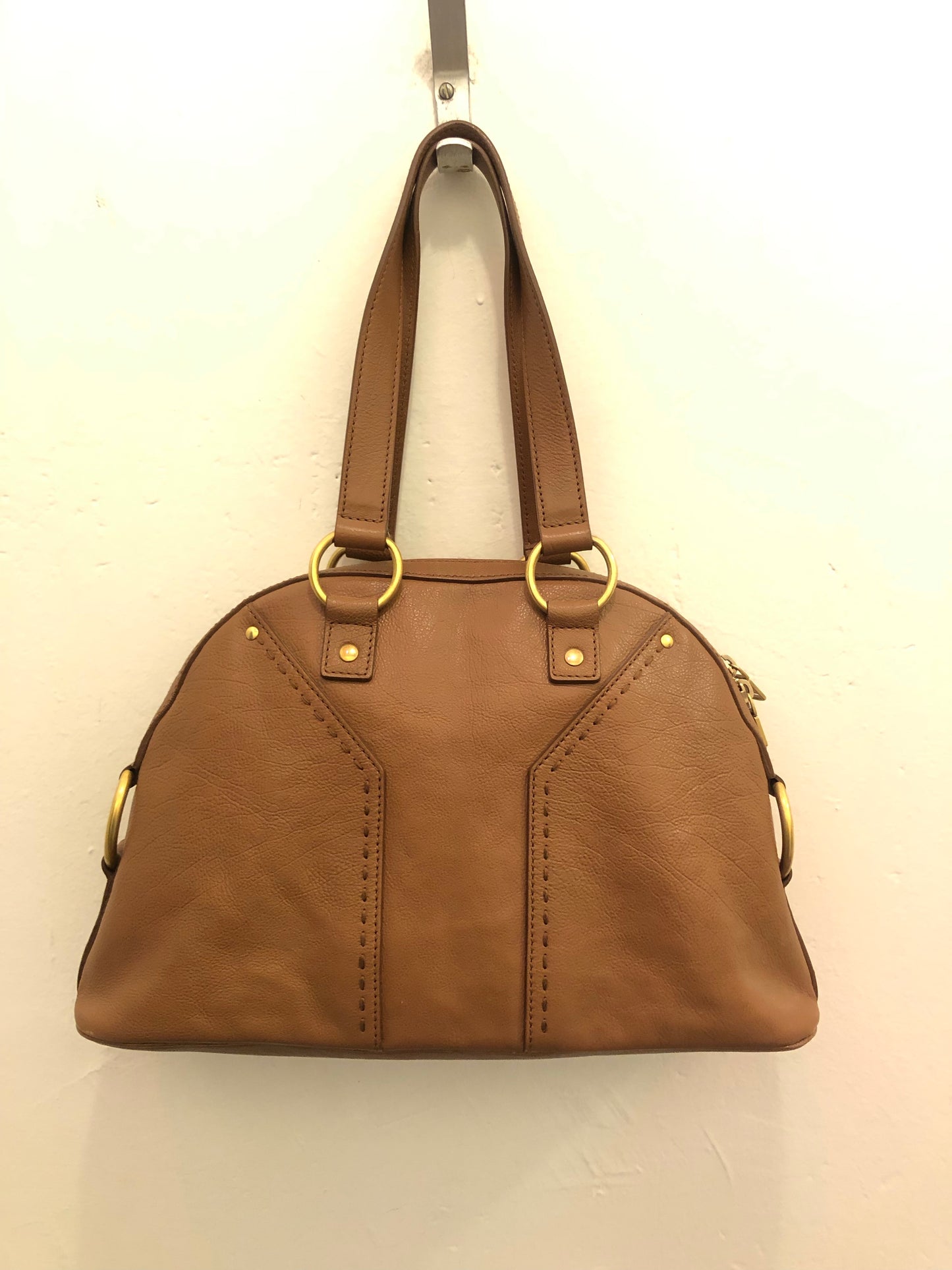 YSL ‘Muse’ Brown Leather Bag