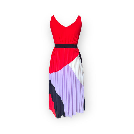 Pinko Red, Lilac and Black Dress