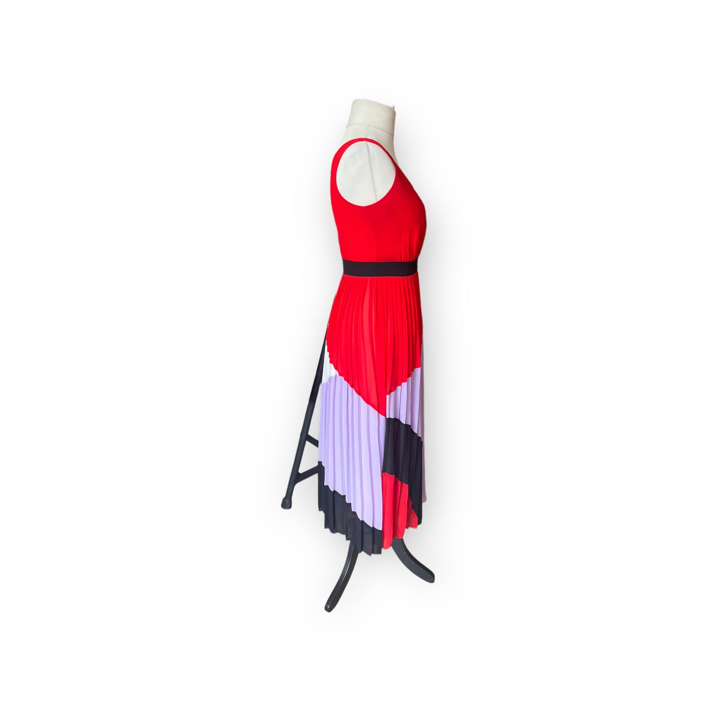 Pinko Red, Lilac and Black Dress