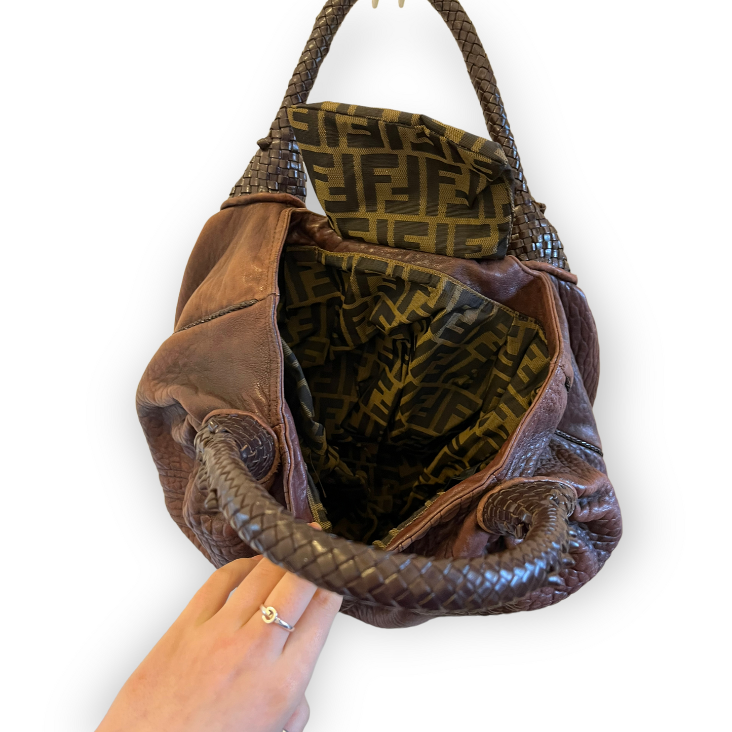 Fendi Brown Vintage 'Spyglass' Bag