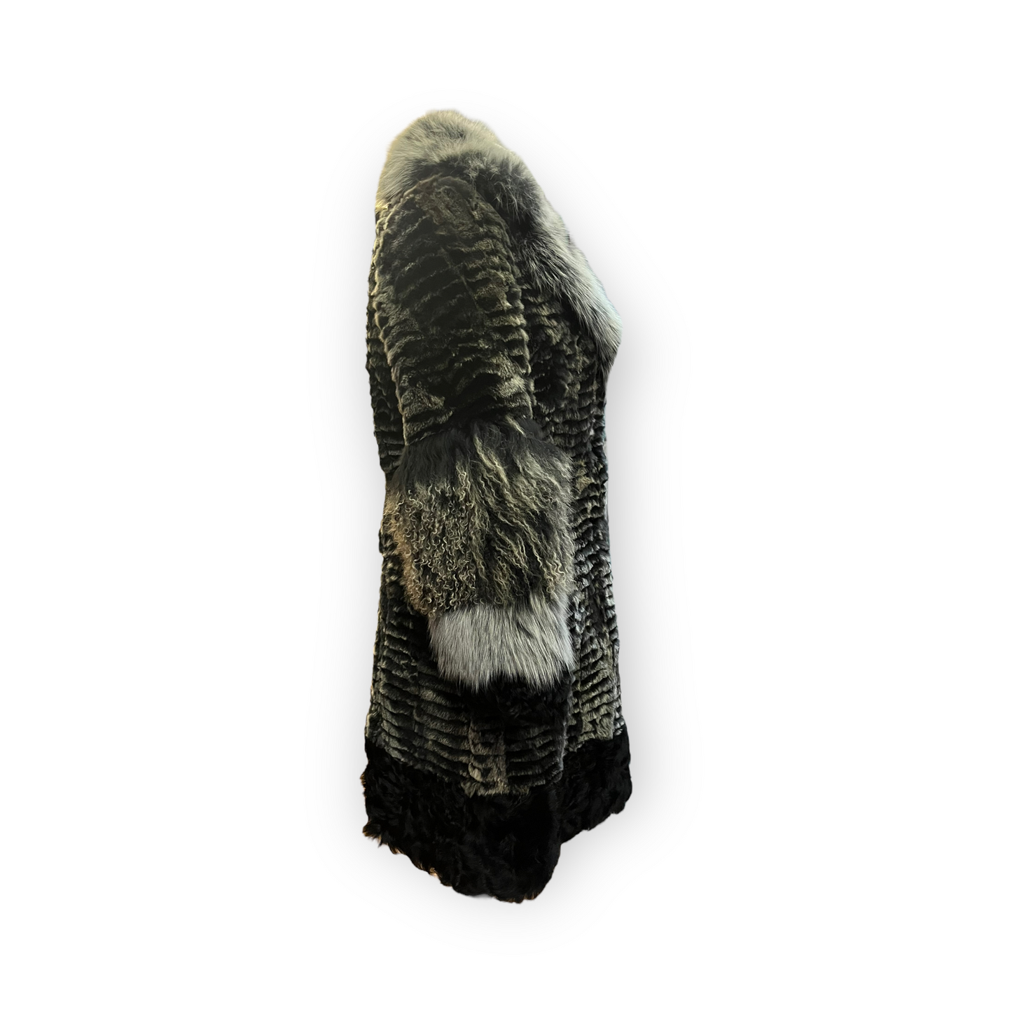 Roberto Cavalli Black Fur Coat - 10