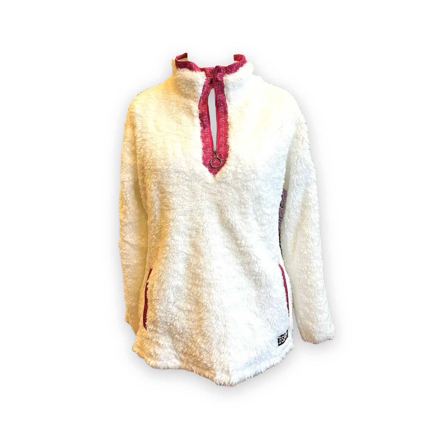 NEW I-Spy White Quarter Zip Sweater