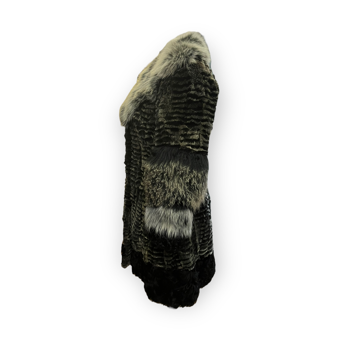 Roberto Cavalli Black Fur Coat - 10