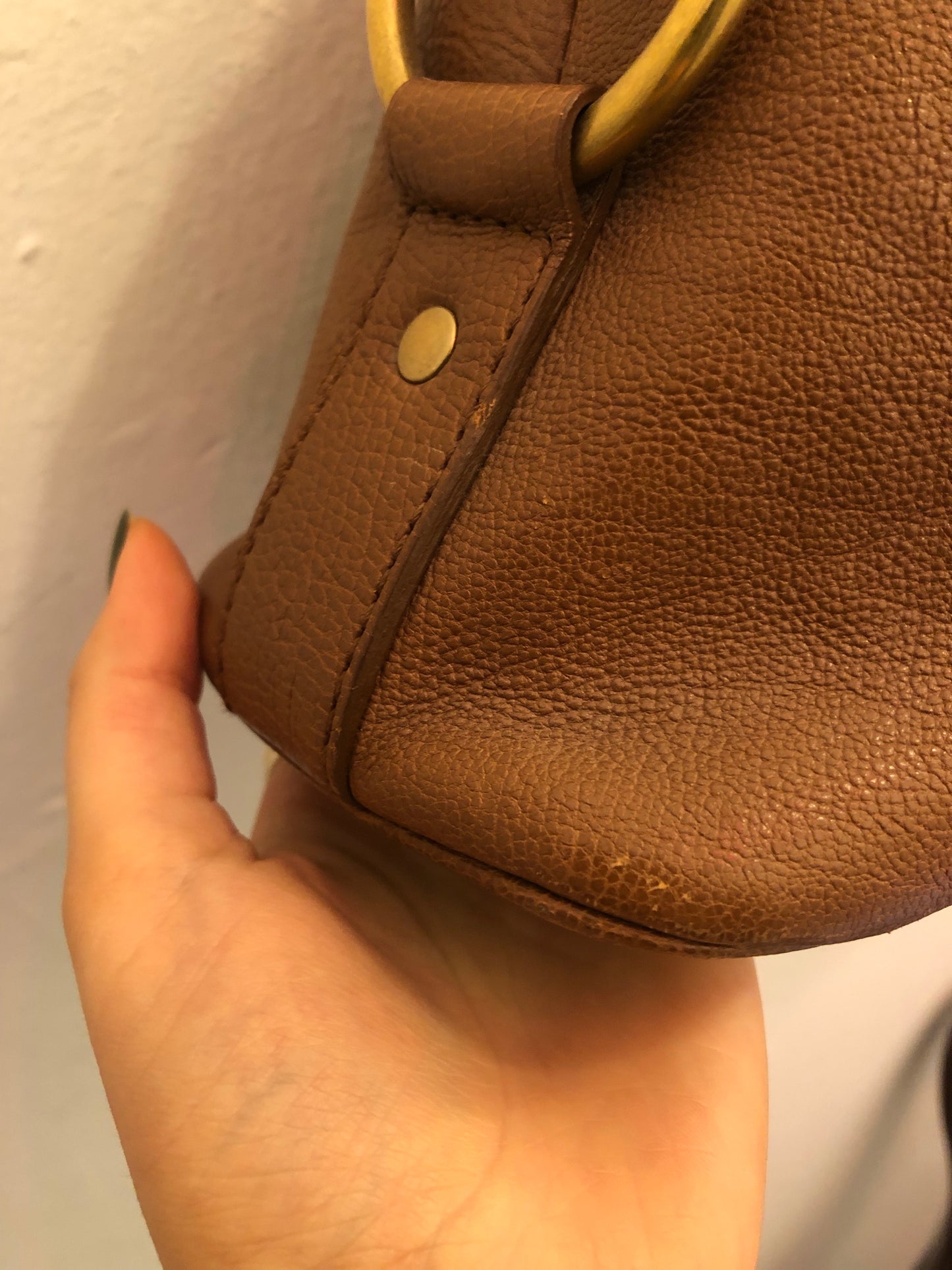 YSL ‘Muse’ Brown Leather Bag