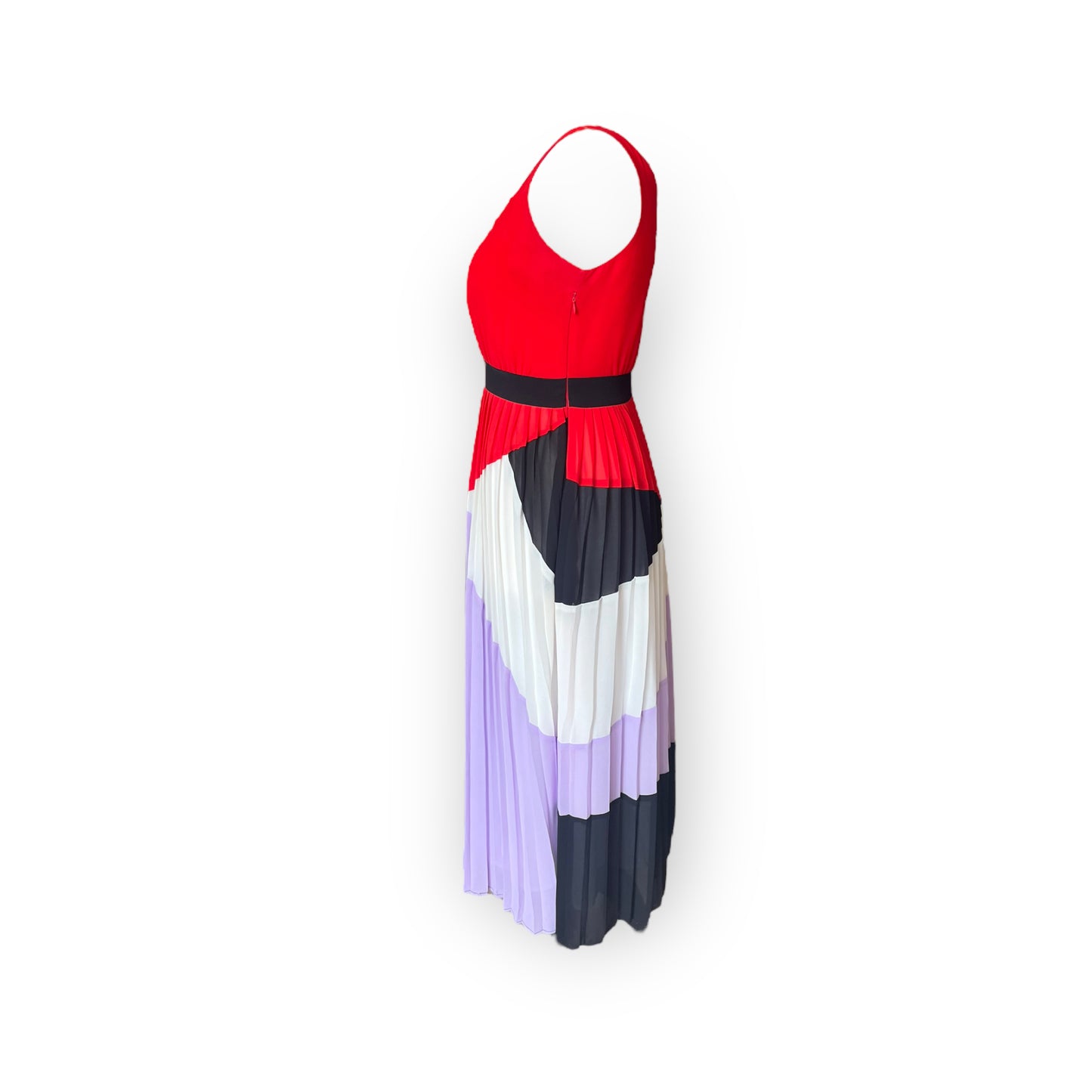 Pinko Red, Lilac and Black Dress