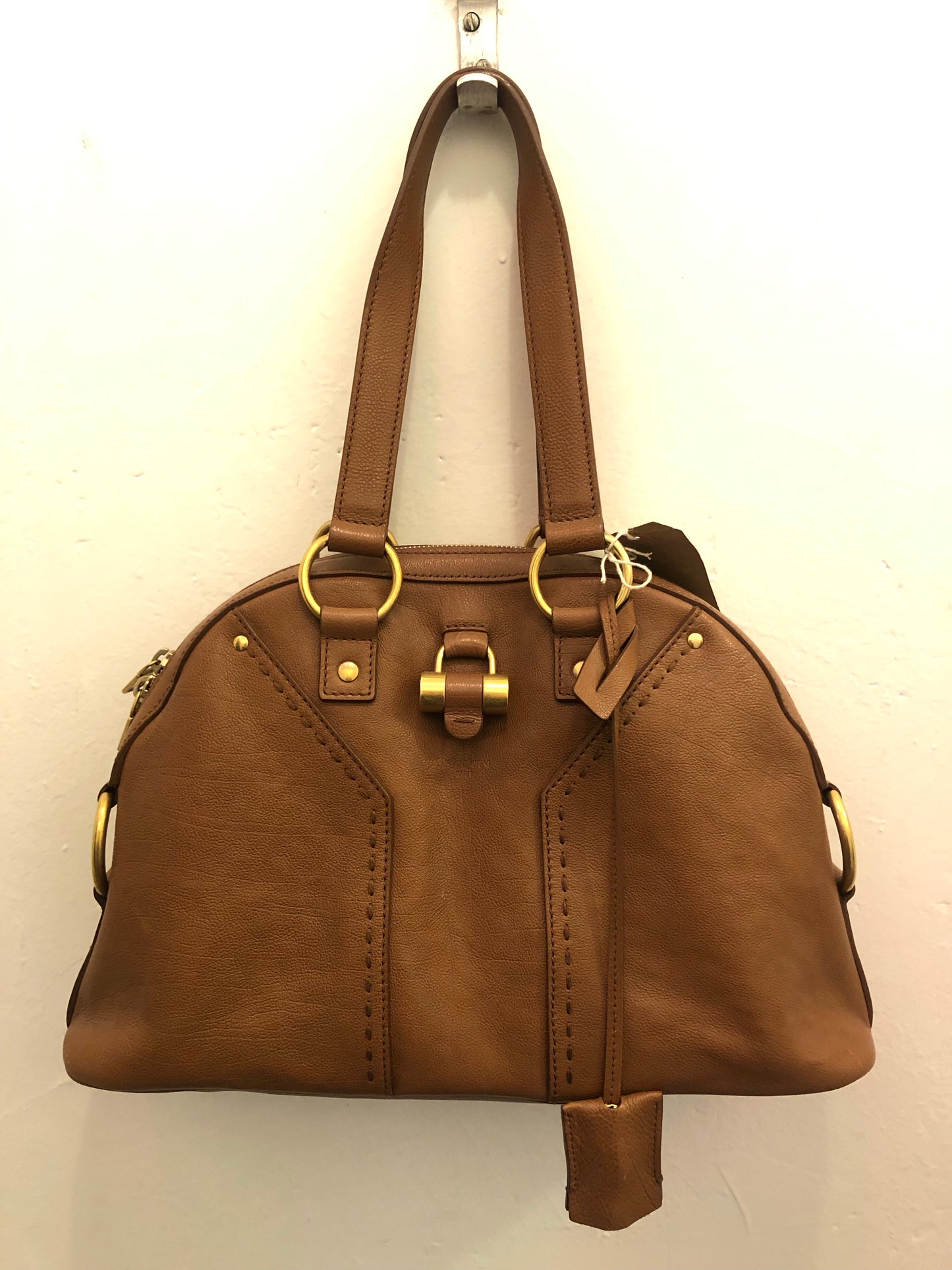 YSL ‘Muse’ Brown Leather Bag