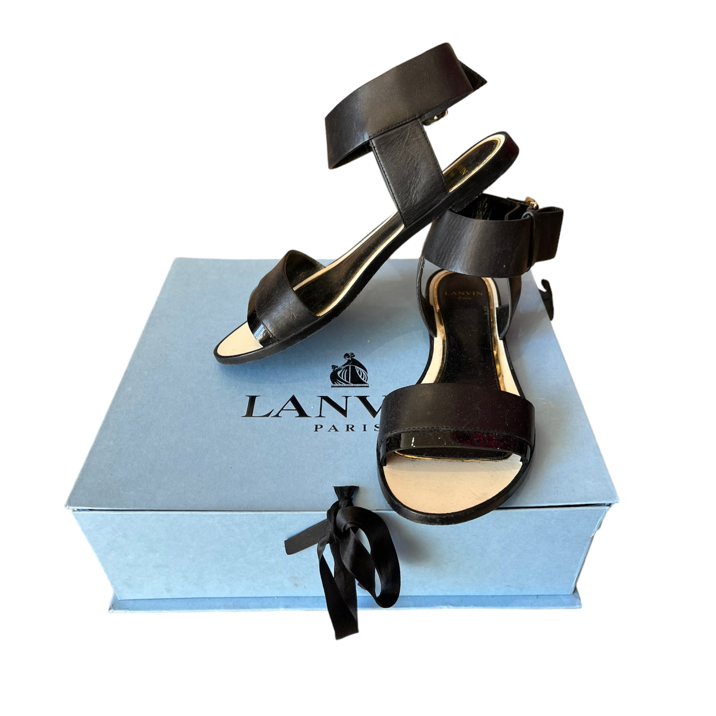 Lanvin Black Sandals