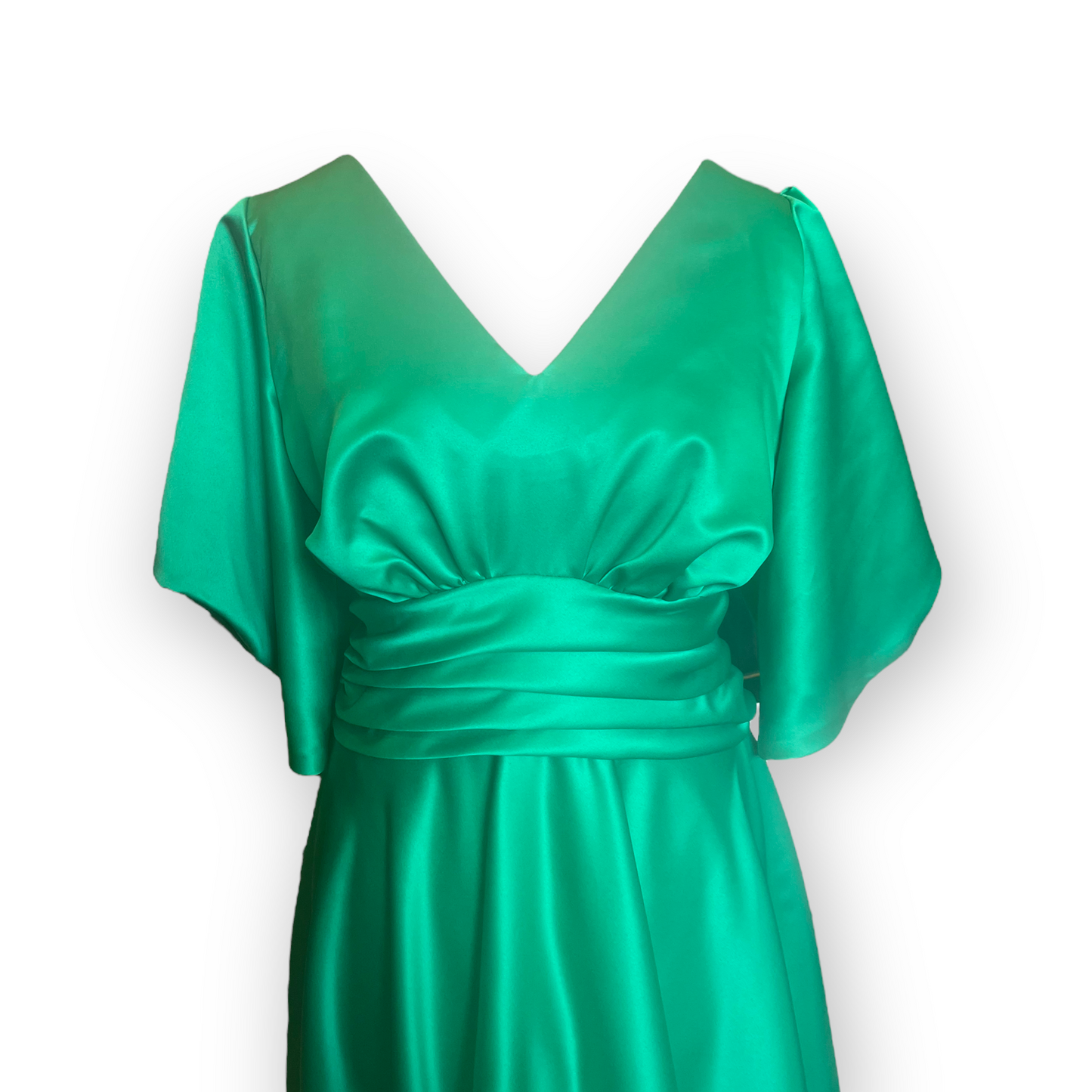 Emma Birney Bespoke Green Dress