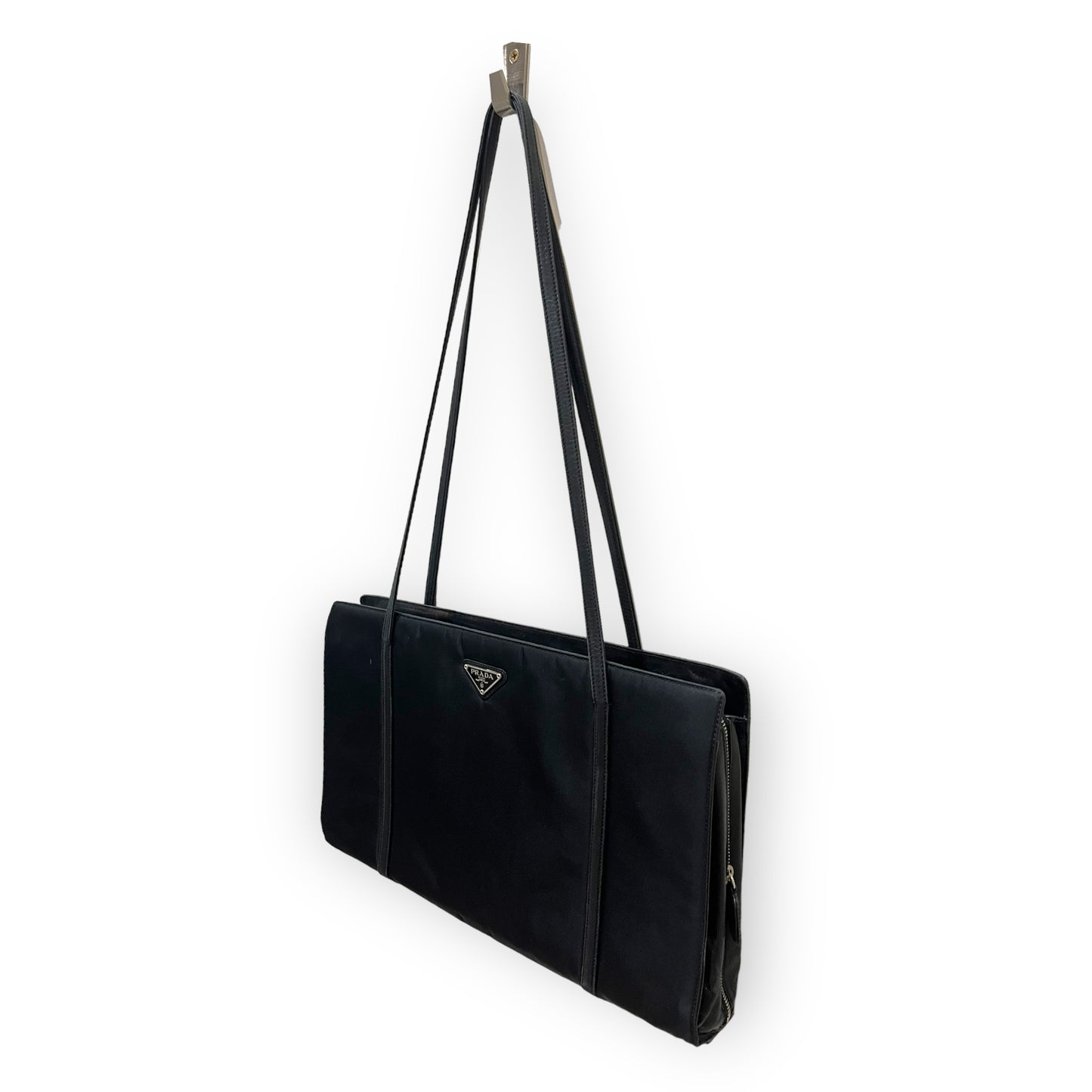 Prada Black Nylon Briefcase