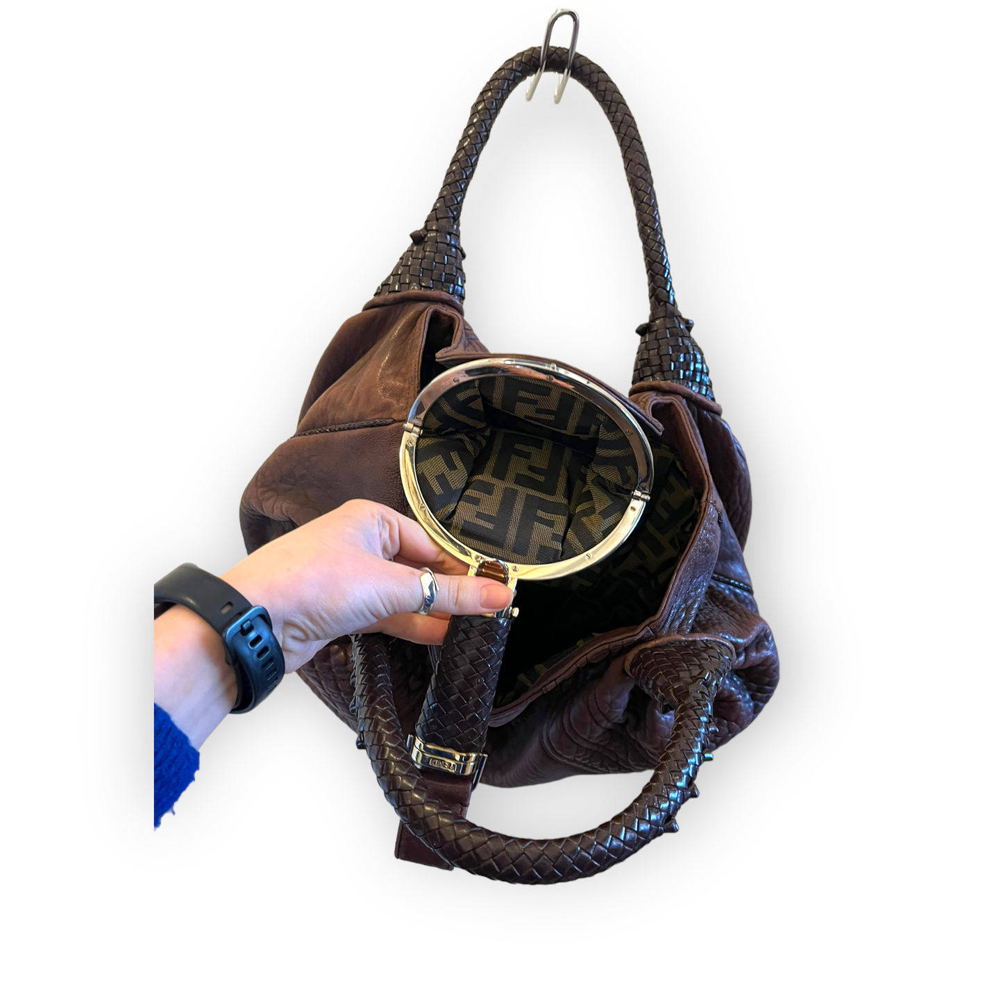 Fendi Brown Vintage 'Spyglass' Bag