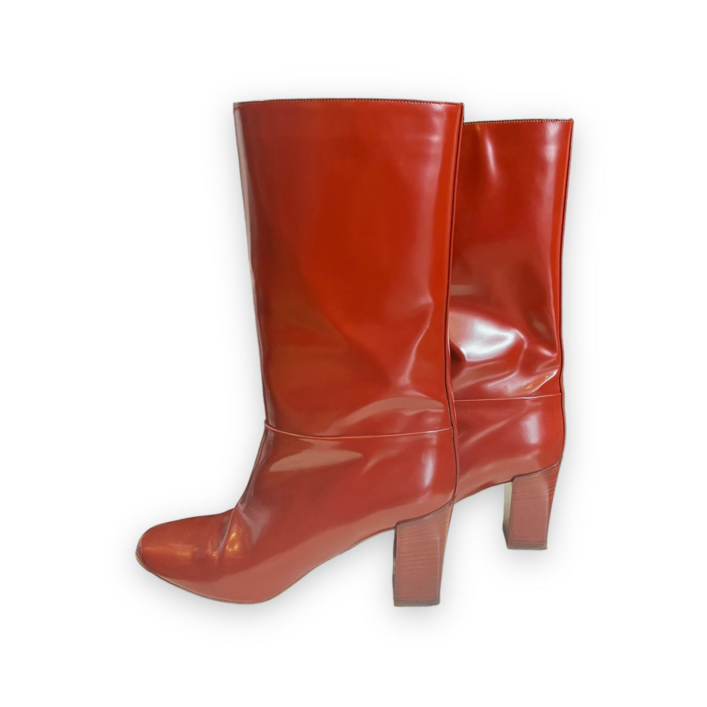 Chloe Brick Red Boots