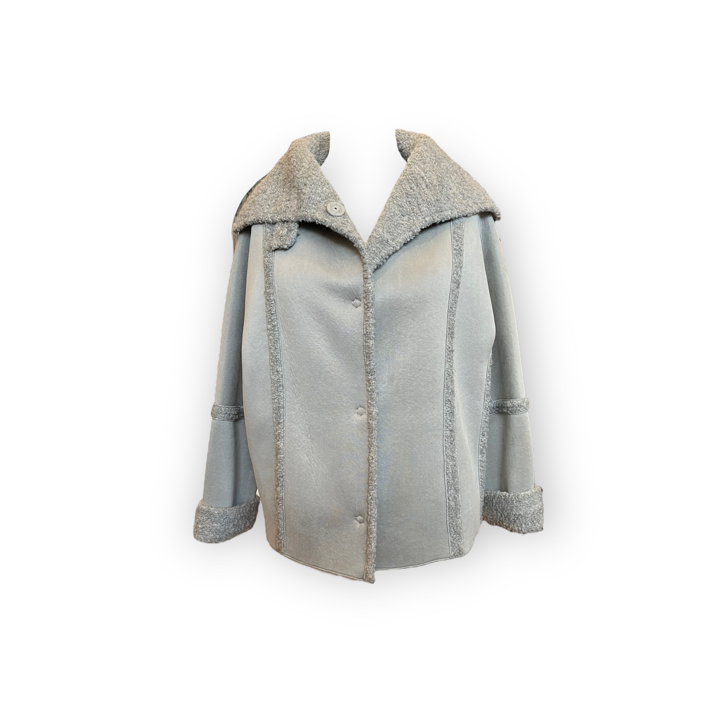 Annette Gortz Grey Sherpa Jacket