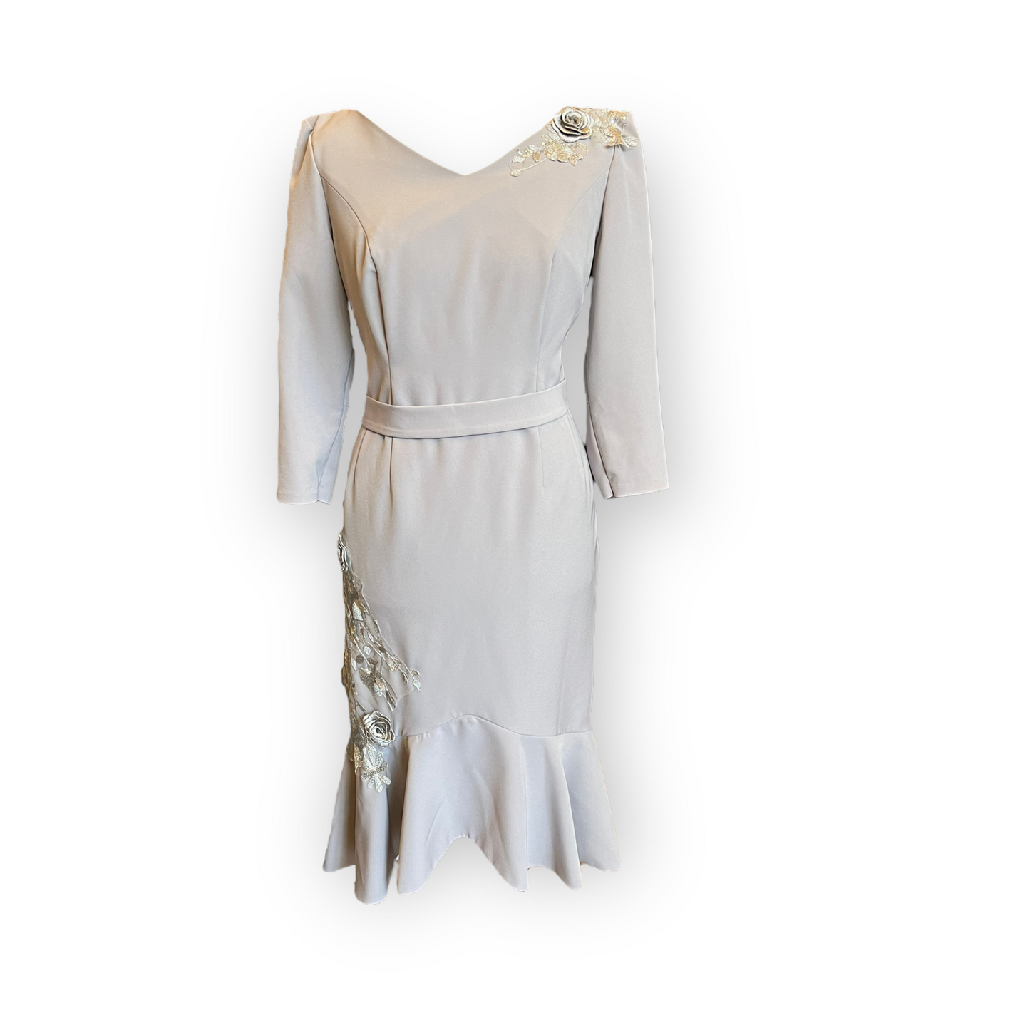 Anoola Grey Long Sleeve Dress