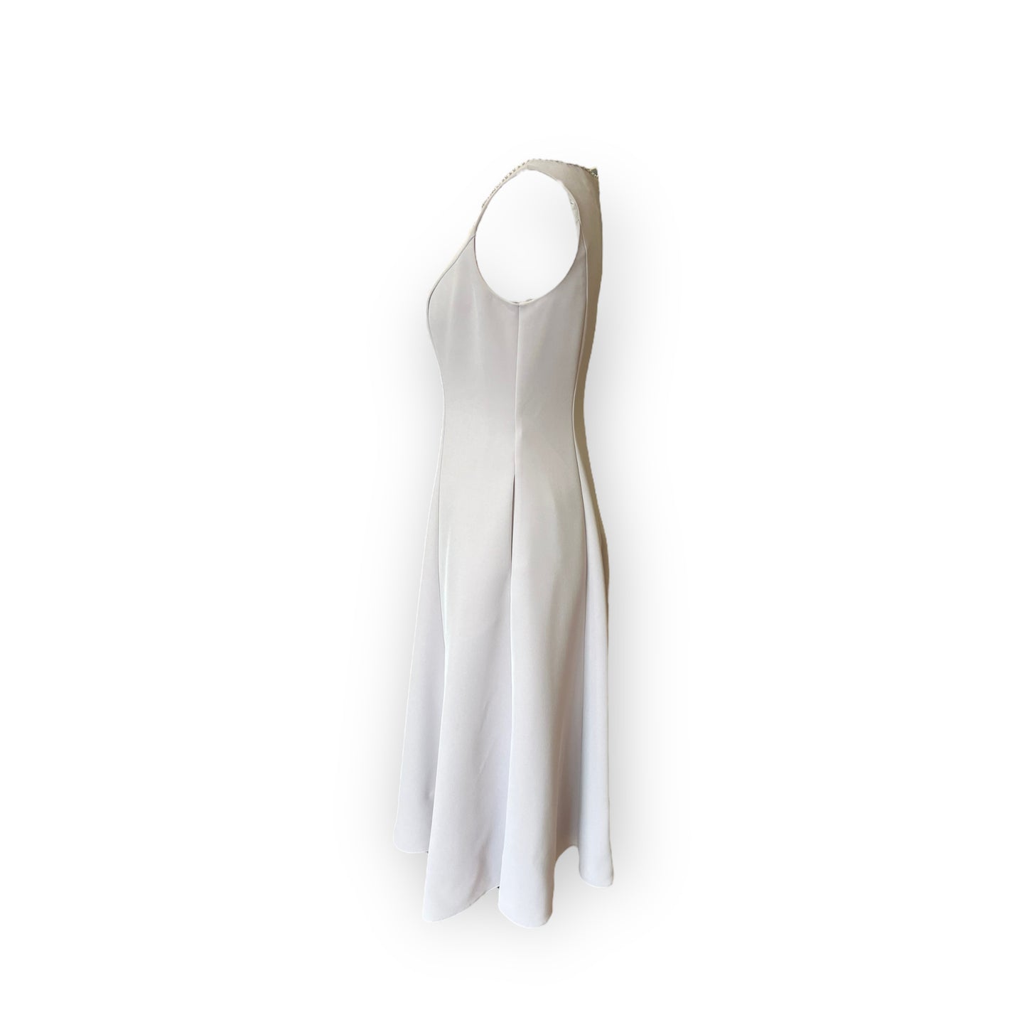 NEW Veni Infantino for Ronald Joyce Taupe Dress and White Jacket