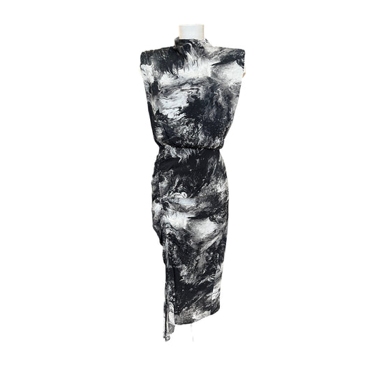 All Saints Black and Grey Dress