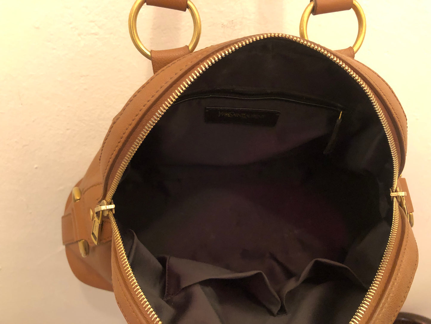 YSL ‘Muse’ Brown Leather Bag