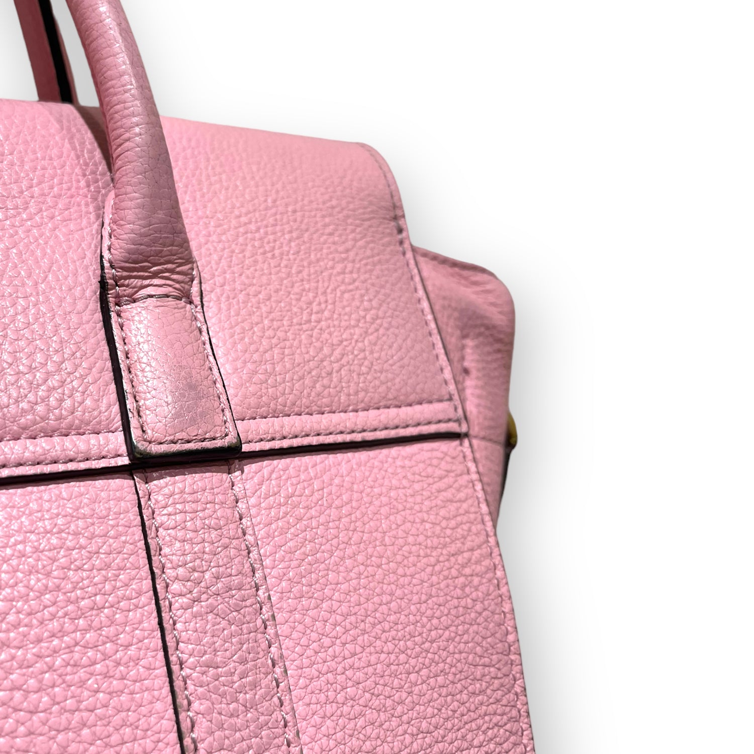 Leather handbag Mulberry Pink in Leather - 40774313